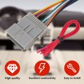 Stereo Radio Wiring Harness Connector Adapter For Chevrolet Malibu 2004 2005 Classic Models Grey Wire Cable Assembly