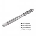 Uxcell Spiral Flute Threading Tap 1 4-20 Bsw Hss High Speed Steel Uncoated Machine Thread Screw 3 Flutes Tapping Tool H2