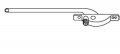 Stb Casement Window Operator Right Hand Face Mount Brown 9 Long Arm 