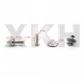 Xkh- Motorcycle Silver Spike Fairing Bolts Kit Compatible With 1998 1999 Yzfr1 Yzf-r1 R1 B07m9wprbp