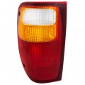 Partomotive For 01-10 Mazda B-series Pickup Truck Rear Taillight Tail Lamp Brake Light Without Bulb Left Driver Side 