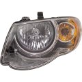 Headlight Assembly For Chrysler Town And Country 2005 2006 2007 Driver Side Replaces Ch2502152 Halogen Waterproof Left Position 