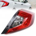 Ensyusuma For 2016 2017 2018 2019 2020honda Civic Sedan Tail Light Right Passengerlight Rear Outer Tail Lamp Red Ho2804110 