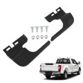 Rear Bumper End Cap Step Pad Left And Right Side For 2017 2022 F250 F350 F450 Black Plastic Replacement Fo1191148 