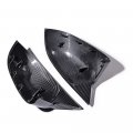 Anzios Left Right Carbon Fiber Side Mirror Cover Cap Replacement For Bmw 2018-2020 X3 G01 X4 G02 2019-2020 X5 G05 X6 G06 X7 G07