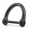 Titanium D Ring Key With Screw Shackle Heavy Duty Strong Car Fob Chain Holder 1 In Black Includes Screwdriver 