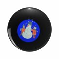Making Snowman Double Sided Stainless Steel Keychain With 3d Resin Design Round 1 25 In Novelty Key Ring For Backpacks And 