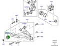 Land Rover Rear Control Arm Upper Bushing Front Lr3 Lr4 Set Lemfa Rder New Lr051621