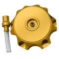 Safercctv Aluminum Motorcycle Gas Fuel Tank Cap With Breather Valve Compatible Ssr Taotao Apollo Pit Dirt Bike 50cc 70cc 90cc