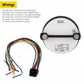Speed Meter Gauge 3 3in 12v 24vometer 0a 160mph Ip67 Speed Lcd Display With White Amber Backlight For Car Truck Boat