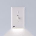 Snappower Single Switchlight Led Night Light For Single-pole Switches Switch Plate With Lights Adjust Brightness Auto On Off 