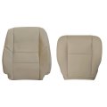 Front Driver Side Bottom And Top Back Replacement Seat Covers Tan Microfiber Leather Foryota Sequoia 2000 To 2007 Tundra To 