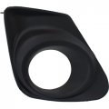 Carlights360 For Toyota Corolla Fog Light Bezel Bumper Cover 2011 2012 2013 Passenger Side Black Housing Replacement To1039139 