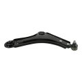 Front Control Arm And Ball Joint For 1999 2000 2001 2002 Daewoo Nubira Steel Construction Grooved Stud Rubber Bushing Black 