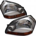 Loyalheartdy For 2005 2006 2007 2008 2009 Tucscon Halogen Headlights Assembly Pair Set Headlight Left Driver And Right 