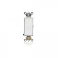 Leviton 5655-2w White Decora Plus Single Pole Rocker Switch Momentary Contact Commercial Specification Grade 15 A 125 V Back 