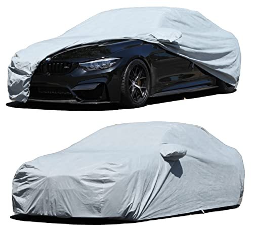 Car Cover For 1996-2008 Acura Tl Diamond Series Silver Waterproof And Uv Protection Breathable Soft Cotton Lining With Driver