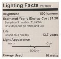 Ge Classic 60-watt Eq A19 Daylight Dimmable Led Light Bulb 8-pack