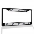 Metal Insert License Plate Frame Elephant Sports Mascots Weatherproof Car Accessories Black 2 Holes Solid 