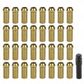 Aintier Wheel Lug Nuts 14x1 5 Thread Closed End Lugs For 1999-2018 Chevrolet Silverado 2500 2001-2019 Hd