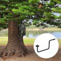 Ganazono 2pcs Camera Mount Hanging Hook Hanger Garden Trail Support Bracket Black