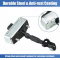 X Autohaux Front Left Door Check Bracket Stop Strap 68620-0c021 Car Arm Assembly For Toyota Tundra 2007-2021 Sequoia 2008-2022