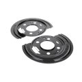 Rear Brake Backing Plates For Gmc Sierra 3500 Classic 2007 Black Alloy Steel Rust Resistant Dust Shields Replaces 19121912 