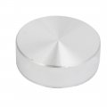 Uxcell 4pcs 30mm Dia 10mm Thickness M6 Thread Aluminum Disc Hardware For Glass Table
