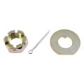 Spindle Nut Set For Chevy C3500hd 19 To 2000 M20 25 Thread Size Includes Cotter Pin 1 1 Washer Replaces 15589426 15589460 
