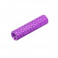 Uxcell M3x20mm Aluminum Standoff With Mesh Texture Column Spacer For Rc Airplane Fpv Quadcopter Cnc Purple 6pcs