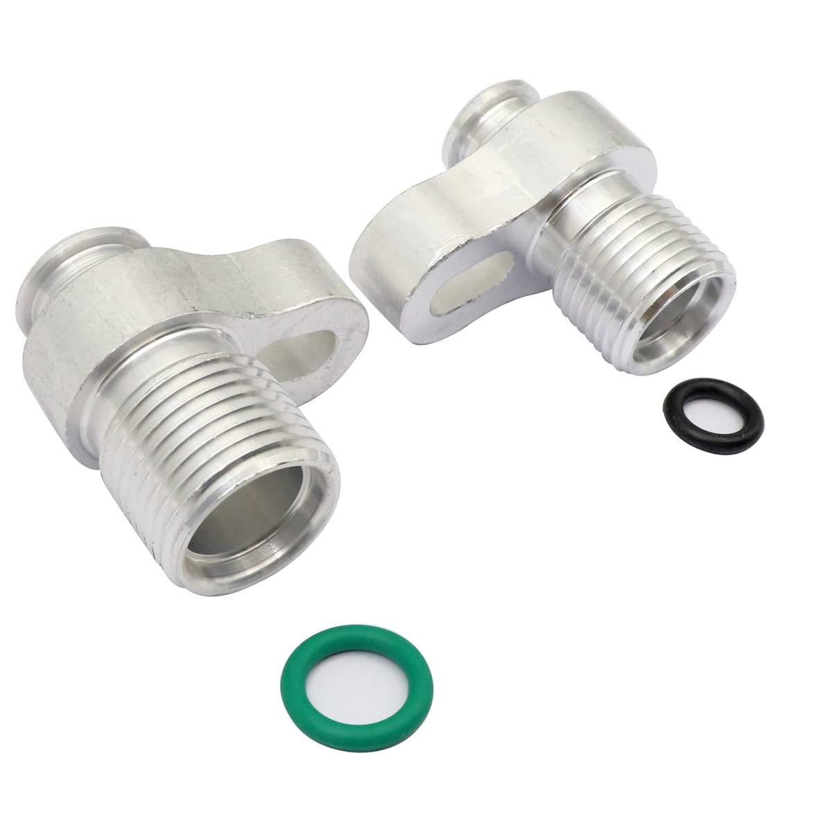Ls Swap Ac Compressor Adapter Kit For 10s17f And 10s20f Convert To 8 10 O Ring Fittings With Seals Rings Included