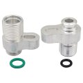 Ls Swap Ac Compressor Adapter Kit For 10s17f And 10s20f Convert To 8 10 O Ring Fittings With Seals Rings Included