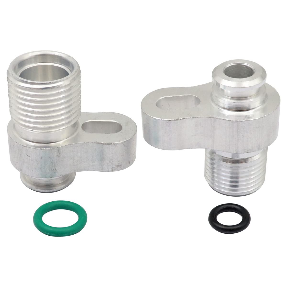 Ls Swap Ac Compressor Adapter Kit For 10s17f And 10s20f Convert To 8 10 O Ring Fittings With Seals Rings Included