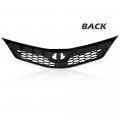 G-plus Mesh Grill Assembly Front Upper Grille Compatible With Toyota Camry Se Xse Sedan 4-door 2012 2013 2014 Matte Black Hood