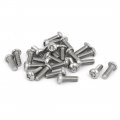 Uxcell M4 X 12mm 304 Stainless Steel Torx Security Pan Head Machine Screws 25pcs