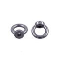 Eowpower 5pcs 304 Stainless Steel M6 Ring Eye Bolts Threaded Nuts