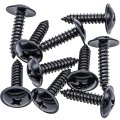 Rexka 10pcs Fender Liner Splash Shield Rocker Panel Molding Tapping Screw For Hyundai Kia 12493-06257e 1249306257e 