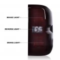 G-plus Pair Tail Light Compatible With Chevy Silverado 2014-2019 Smoke Lens Rear Brake Lamp Gm2800293 23295939 84019503
