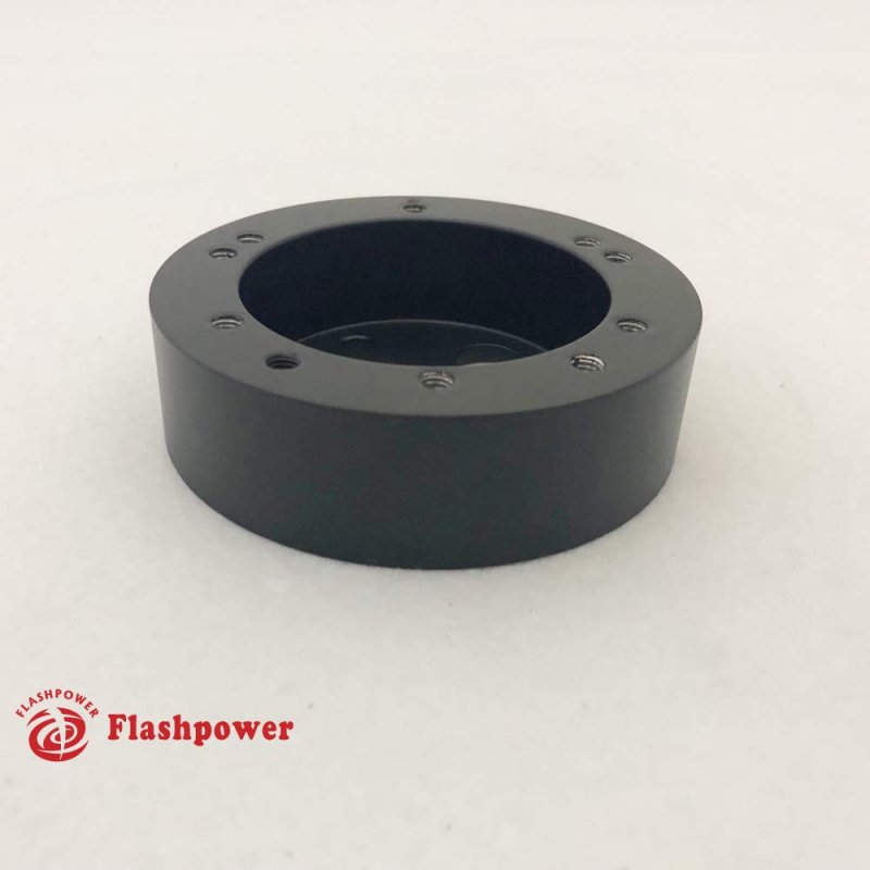 1 Steering Wheel Hub Adapter Conversion Spacer For 5 6 Hole To 3 Black