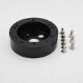 1 Steering Wheel Hub Adapter Conversion Spacer For 5 6 Hole To 3 Black 