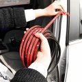Blau Grun Car Door Weather Seal Strip B-shape Rubber Edge Trim Protector Striping For Auto Self Adhesive Noise Insulation