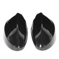 Rearview Mirror Cover Pair Abs Side Cap 51167135097 51167135098 Direct Replacement Easy Install For E90 E91 325i 328i 330i 