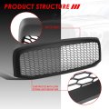 Matte Black Honeycomb Mesh Front Hood Bumper Grille Grill Compatible With Dodge Ram 1500 2500 3500 06-09