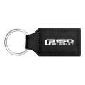 Ipick Image Compatible With Ford F150 Lariat Rectangular Black Leatherette Key Chain