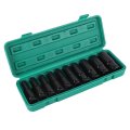 Precise Hex Socket Set Durable Tool Steel For Electric Wrench With Storage Box Efficient And Practical Various Specifications