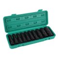 Precise Hex Socket Set Durable Tool Steel For Electric Wrench With Storage Box Efficient And Practical Various Specifications