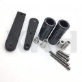Smt-carbon Fiber No Cut Frame Slider Compatible With 2009 2010 2011 Kawasaki Ninja 650 Ex650 650r B01exlz5mo