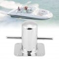 Mooring Cleat Stainless Steel Boat Samson Post Cross Bollard Bit For Marine Yacht 120mm 90mm