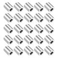 25pcs Stainless Steel Spacers 3 8 In Bore X 4 Od 15 16 Length Round Metal Screw Bushing Plain Finish For M10 Screws Bolts And 