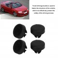 4pcs Boot Lid Hinge Stops 12832495 Abs Shockproof Trunk Buckle Replacement For Saab 9a 3 Convertible 2004 To Onwards